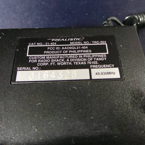 Vintage Realistic Voice-Operated Two-Way TRC-504 (21-404) Communication System T - Picture 7 of 9